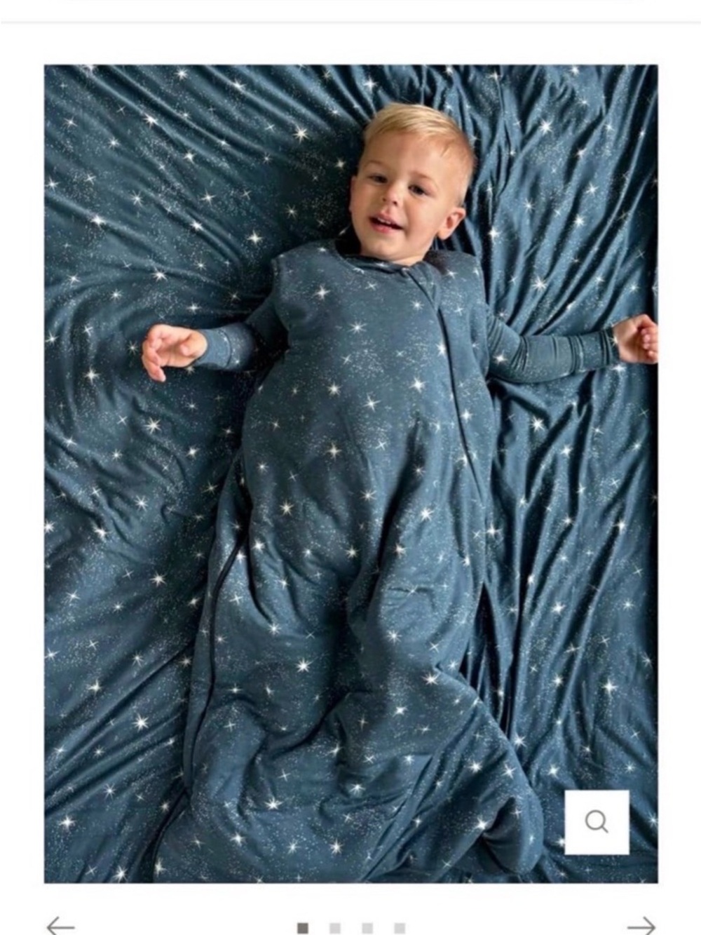 Blue Star Kids Sleep Sack Pajamas